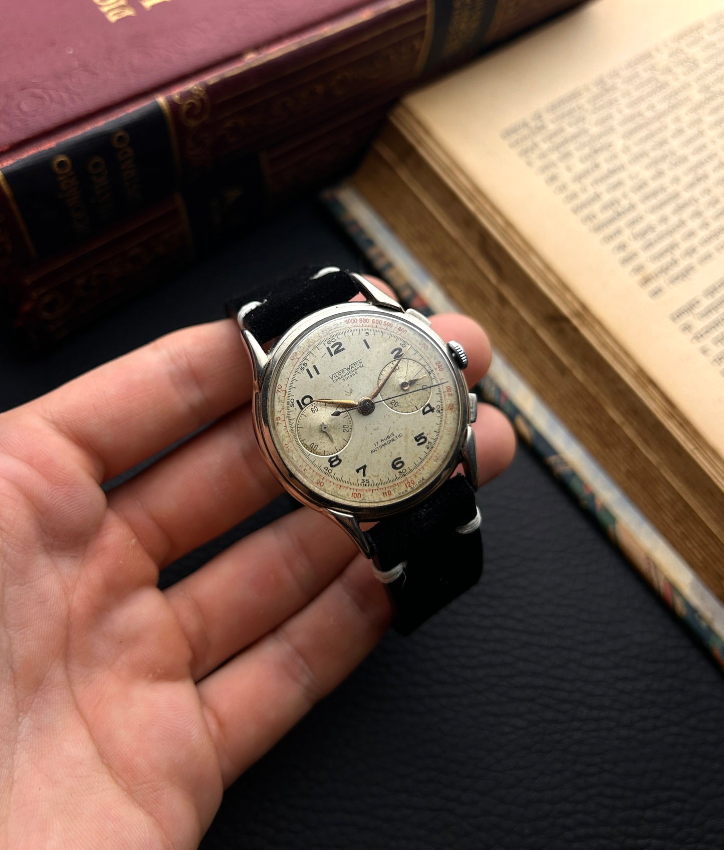 Vilor Watch Chronographe  – Década de 1940