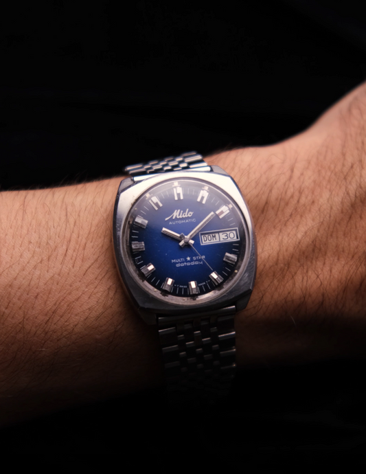 Mido Multi Star Datoday Ano 80s