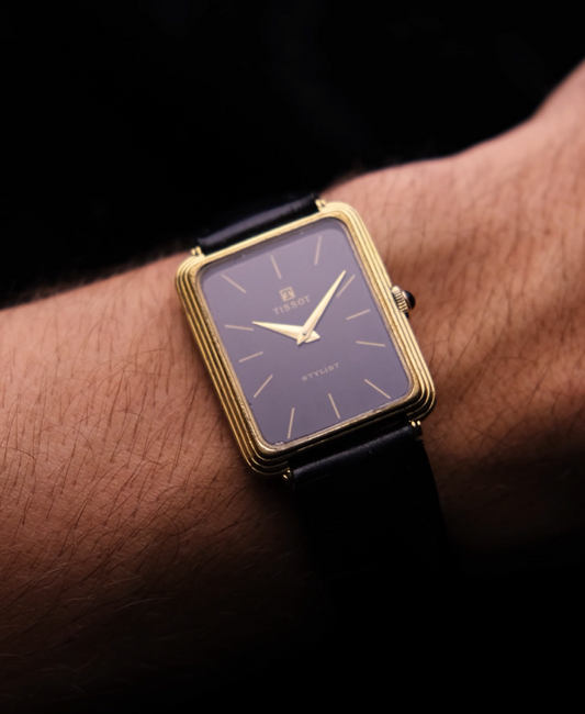 Tissot Stylist Black Dial Ano 70